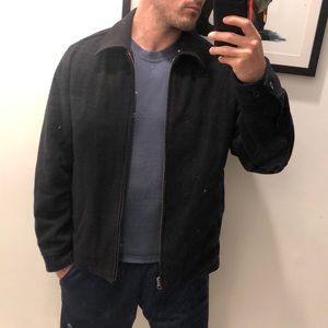 Black Gap Wool Peacoat Zip